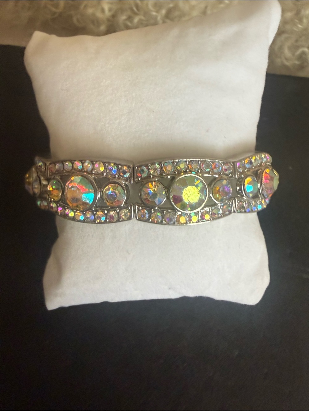 jcpenney Aurora Borealis Crystal Stretch Bracelet